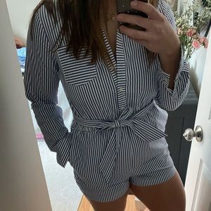VINEYARD VINES NWT // Blue & White Romper